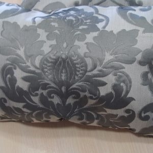 Комплект декоративних подушок Lumelle Damask 43х26см 2шт сірі (п_0423)