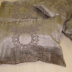 Комплект декоративних подушок Lumelle Damask 41х28см 3шт 41х22см 1шт 23х30 см1шт сірий (п_0424)