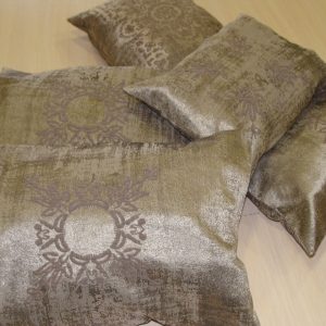 Комплект декоративних подушок Lumelle Damask 41х28см 3шт 41х22см 1шт 23х30 см1шт сірий (п_0424)