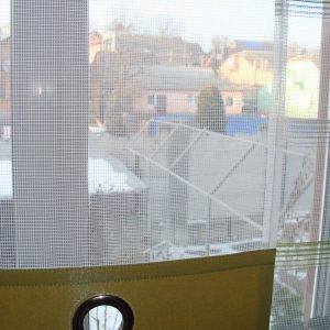 Комплект панельних фіранок Lumelle Line 5шт карниз 130см салатовий (14_8п)