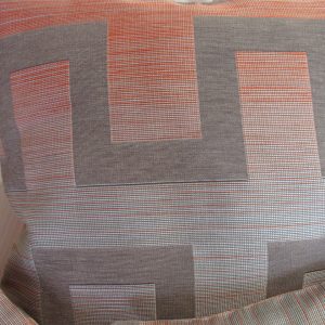 Комплект декоративних подушок Lumelle Abstract 38х38см 2шт 32х38см 1шт 40х15см 1шт теракотовий із сірим (п_0497)