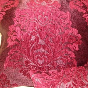 Комплект декоративних подушок Lumelle Damask 31х31см 2шт 22х22см 1шт 25х20см 1шт бордові (п_0490)