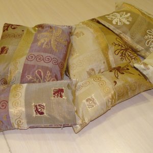 Комплект декоративних подушок Lumelle Абстракція 34х34см 3шт 34х17см 3шт кольорові (п_0441)
