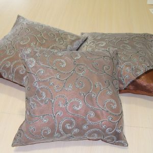 Комплект декоративних подушок Lumelle Venzel 40х40см 3шт коричневі (п_0454)