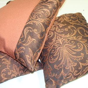 Комплект декоративних подушок Lumelle Damask 4шт Теракотовий (п_0203)
