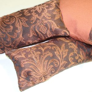 Комплект декоративних подушок Lumelle Damask 4шт Теракотовий (п_0203)