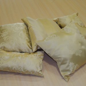 Комплект декоративних подушок Lumelle Завитки 30х30см 3шт 30х22см 1шт 30х15см 1шт м’ятні (п_0311)