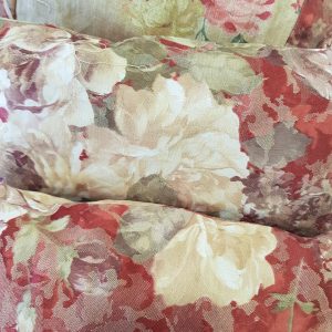 Комплект декоративних подушок Lumelle Flowers 35х35см 1шт 25х30см 2шт Теракотовий (п_0388)