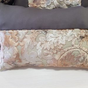 Комплект декоративних подушок L:umelle Damask 37х37см 1шт, 35х35см 2шт 25х38см 1шт шоколадний (п_0222)