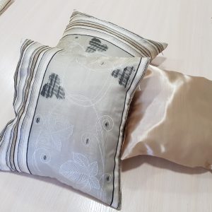 Комплект декоративних подушок Lumelle Line 40х40см 1шт 32х32см 1шт 30х27см 1шт кавовий (п_0429)