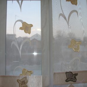 Комплект панельних фіранок Lumelle Лілу 250см 6шт гірчичні (25п)