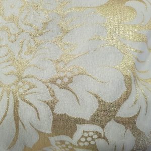 Комплект декоративних подушок Lumelle Flowers 33х33см 2шт Золотий з молочним (п_0233)