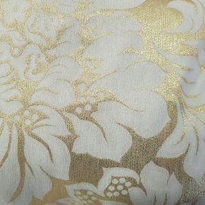 Комплект декоративних подушок Lumelle Flowers 33х33см 2шт Золотий з молочним (п_0233)