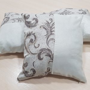 Комплект декоративних подушок Lumelle Venzel 35х35см 3шт сріблястий (п_0504)