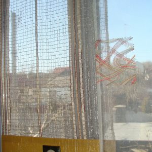 Комплект панельних фіранок Lumelle Абстракція Квадрати 5шт карниз 190см бежевий (10п)