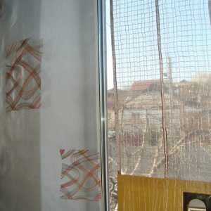 Комплект панельних фіранок Lumelle Абстракція Квадрати 5шт карниз 190см бежевий (10п)