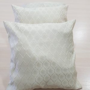 Комплект декоративних подушок Lumelle Ромбик 40х40см 3шт молочні (п_0470)