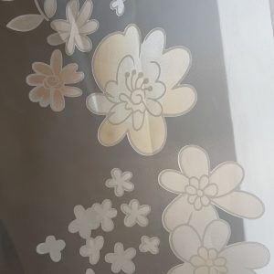 Комплект панельних фіранок Lumelle Весна 5шт карниз 200см абрикосовий (21_5п)