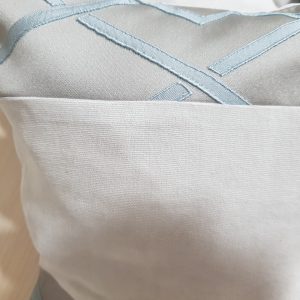 Комплект декоративних подушок Lumelle Ромби 7шт т бірюзовий із сірим (п_0507)