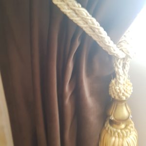 Комплект штор Lumelle Оксамит шоколадний (11_2ш)