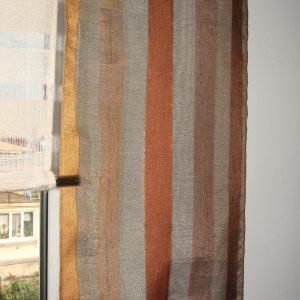 Комплект панельних гардин до підвіконня Lumelle Льон 5шт на карниз 2м теракотовий (70_1п)
