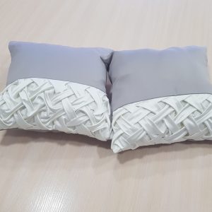 Комплект декоративних подушок Lumelle Hand Made 34х32см 2шт сірі (п_0352)