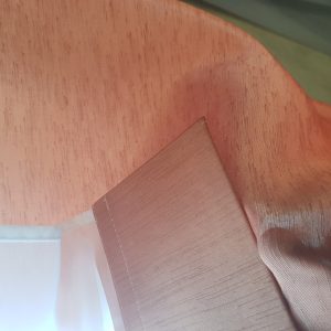 Комплект панельних фіранок Lumelle Simple 5шт карниз 205см теракотовий (14_3п)