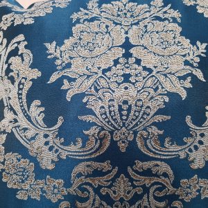 Комплект декоративних подушок Lumelle Damask 38х38см 3шт 28х18см 1шт сині (п_0477)