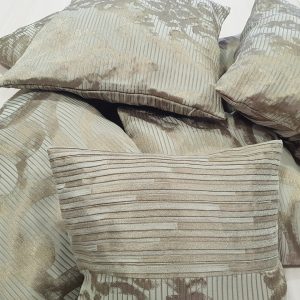 Комплект декоративних подушок Lumelle Combi 40х40см 3шт 30х30см 2шт 40х25см 2шт коричневі (п_0004)