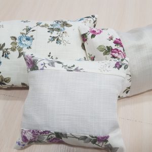 Комплект декоративних подушок Lumelle Rose 40х25см 1шт 40х22см 1шт 24х22см 1шт молочні (п_0006)