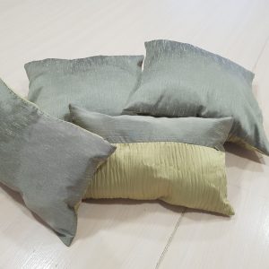 Комплект декоративних подушок Lumelle Simple 40х40см 2шт 40х25см 2шт Салатова з сірим (п_0012)