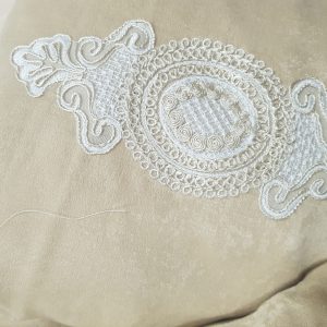 Комплект декоративних подушок Lumelle Hand Made 40х40см 3шт пісочні (п_0017)