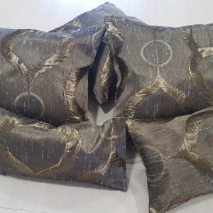 Комплект декоративних подушок Lumelle Abstract 30х30см 3шт 30х15см 1шт 24х18см 1шт бронзовий (п_0034)