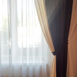 Комплект штор Lumelle Мелана шоколад із молочним (11_4ш)