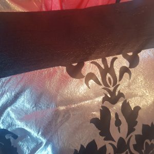 Комплект декоративних подушок lumelle Damask 40х40см 3шт срібло з чорним (п_0046)
