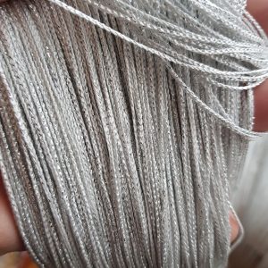 Нитки-кісея Lumelle 160х280см бежеві з золотистим люрексом (10нт)