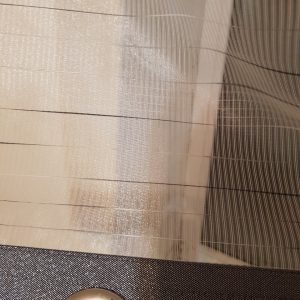 Комплект панельних фіранок Lumelle Смужка карниз 190см сріблястий (12_9п)