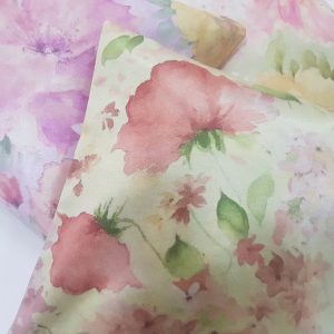 Комплект декоративних подушок  Lumelle Flowers Aquarelle 30х30см 4шт кольорові (п_0111а)