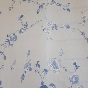 Комплект панельних фіранок Lumelle Rose 3шт карниз 150см блакитні (21_1п)