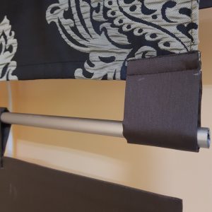 Комплект панельних фіранок Lumelle Damask 250см венге (22_4п)
