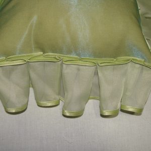 Комплект декоративних подушок Lumelle Hand Made з оборкою 30х30см 2шт салатові (п_0373)