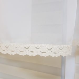 Комплект тюль та шторка до підвіконня Lumelle Ажур 200см  кремовий (72к)