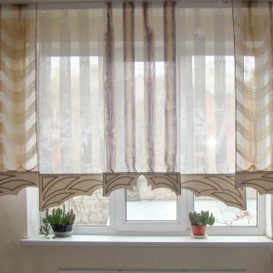 Комплект панельних фіранок Lumelle Провісони 5шт карниз 250см бежевий (62п)