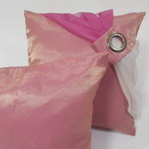Комплект декоративних подушок Lumelle Hand Made з бантами 40х40см 2шт рожеві (п_0552)