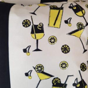 Комплект декоративних подушок Lumelle Print 38х38см 2шт Білі з чорним (п_0584)