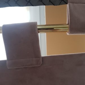 Комплект панельних шторок Lumelle Damask 5 шт карниз 185см, сірий (10_9п)