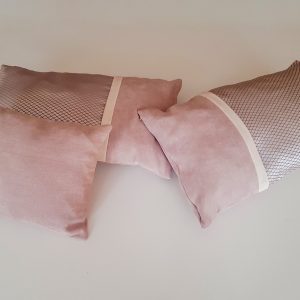 Комплект декоративних подушок Lumelle Simple 50х30см 2шт 28х28см 1шт сірі та бежеві (п_0014)