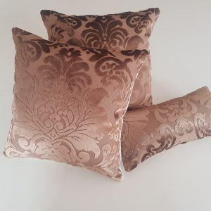 Комплект декоративних подушок Lumelle Damask 30х30см 2шт 32х16см 1шт коричневі (п_0064)