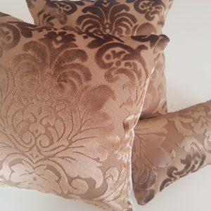 Комплект декоративних подушок Lumelle Damask 30х30см 2шт 32х16см 1шт коричневі (п_0064)