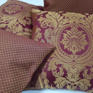 Комплект декоративних подушок Lumelle Clasic 38х38см 3шт 38х35см 1шт 31х18см 1шт теракотові (п_0596)